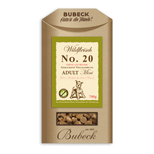 Bubeck - No. 20 Wildfleisch - kleine Rassen - getreidefrei - Trockenfutter